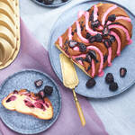 Brombeer-Ahornsirup-Kuchen mit Mascarpone