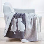 Produktbild f�r 'Caw� Wende-Wohndecke You & Me mit Katzenmotiv, ca. 150/200 cm'