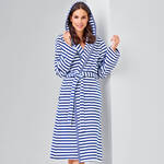 Produktbild fr 'Damen Bademantel extraleicht - flauschig weich, aus Baumwoll-Velours'