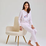 Produktbild f�r 'Damen-Pyjama - reine Baumwolle, Gr��e 36-48'