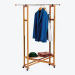 Produktbild für 'Falt-Garderobe trägt 50 kg, passt in 15 cm breite Nischen'