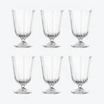 Produktbild für 'Festlich elegante Facetten-Weingläser, robust für den täglichen Gebrauch'