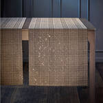Produktbild fr 'Festlich glitzernder Jacquard-Tischlufer mit Pailletten - 50/140 cm'