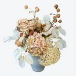 Produktbild für 'Festliches Blumenarrangement in edlem Gold und Creme'