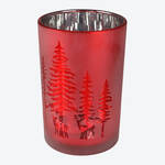 Produktbild für 'Glas-Windlicht Tannenwald'