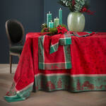 Produktbild für 'Jacquard-Servietten mit klassischen Weihnachts-Motiven'