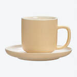 Produktbild für 'Kaffeetasse mit Untertasse in skandinavischem Design'