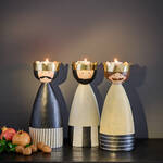 Produktbild fr 'Kerzenstnder Heilige 3 Knige - Metall, /H 15/40 cm, 3 Ausfhrungen'