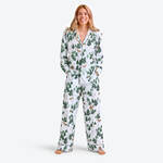 Produktbild f�r 'Klassischer Jersey-Pyjama - mit winterlichem Waldmotiv'