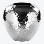 Produktbild für 'Kunstvoll gehämmerte Vase in konvexer Form'
