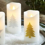 Produktbild fr 'LED-Kerzen mit Tannenbaum-Motiv'