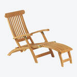 Produktbild für 'Langlebiger Deckchair aus zertifiziertem Teakholz'