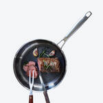 Produktbild f�r 'Longlife Netzboden Pfanne: Widerstandsf�hig gegen Verkratzen, antihaftbeschichtet, superleitf�hig'