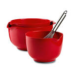 Produktbild f�r 'Melamin Sch�ssel ROT 21 cm'