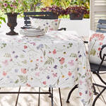 Produktbild f�r 'Nappe fleurie en coton - motif de fleurs des pr�s'