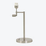 Produktbild fr 'Nickel Lampenfu mit LED-Leselampe – flexibel kombinierbar'