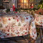 Produktbild für 'Nostalgische Winterwelt-Tischdecke'