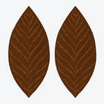 Produktbild fr 'Platzsets in Blattform aus veganem Leder – Gro'