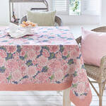 Produktbild für 'Premium Jacquard-Tischdecke mit üppigen Dahlien'