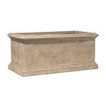 Rechteckiger Pflanzkübel aus robustem, federleichtem Material - Julia