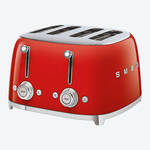 Produktbild für 'SMEG 4-Schlitz-Toaster verbindet eleganten Retro-Look mit modernster Technik'
