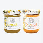 Produktbild für 'Sizilianischer Zitrone-Rosmarin- und Orange-Ingwer-Fruchtaufstrich (80 % Frucht)'