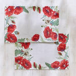 Produktbild f�r 'Stofftischset Mohnblume, Gobelin, 35/48 cm'