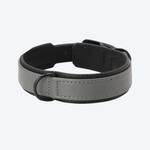Produktbild für 'Strapazierfähiges Leder-Halsband mit Nylonkern'