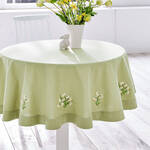 Produktbild f�r 'Tischdecke: Aufwendig bestickte Narzissen-Tischw�sche bringt den Fr�hling ins Haus'