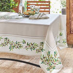 Produktbild fr 'Tischdecke: Mediterrane Oliven-Tischwsche'