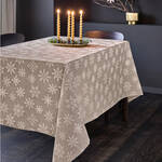 Produktbild fr 'Tischdecke mit Glanzeffekt - mit Eiskristallen'