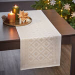 Produktbild fr 'Tischlufer mit klassischem Sternmuster'