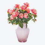 Produktbild für 'Üppiges Rosenbouquet in frischen Farben'