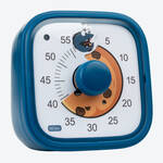 Produktbild für 'Visueller Kinder-Timer mit Cookie-Monster - Lernuhr mit 60 Min. Countdown & Alarmfunktion'