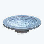 Produktbild fr 'Vogeltrnke in Marmor-Optik - wetterfest,  45 cm, 12,5 cm hoch'