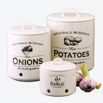 Produktbild f�r 'Vorratst�pfe in nostalgischer Optik &ndash; Hartkeramik, 3-tlg. Set'