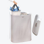 Produktbild fr 'Wschekorb mit 2 Fchern  45 l - 100 % PE, B/T/H ca. 59/39/71 cm'