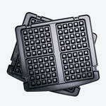 Produktbild für 'Waffelplatten zu Kontakt- und Tischgrill mit Keramik-Antihaftbeschichtung (Nr. 144H03)'