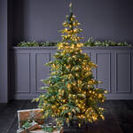 Produktbild fr 'Wiederverwendbarer LED-Weihnachtsbaum - nachgebildete Edeltanne mit 400, 600 oder 800 LEDs'