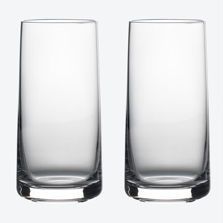 Produktbild für ' Mundgeblasene Longdrink-Kristallgläser: Moderne Eleganz für Ihre Bar'
