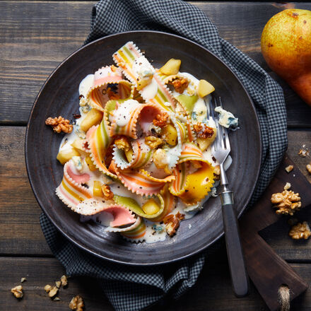 Produktbild für '  Pappardelle mit Birnen-Gorgonzola Sauce'