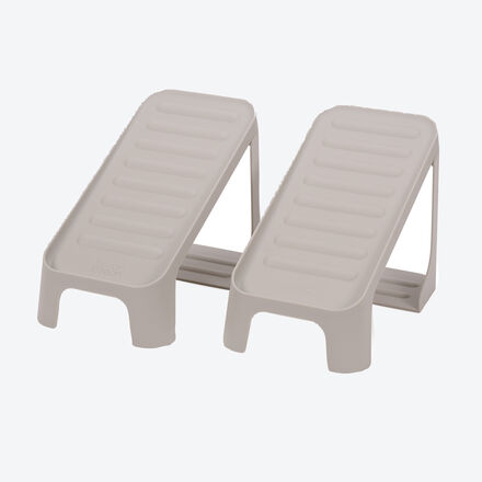 Produktbild f�r '2er-Set Schuhablage - Schuhe platzsparend auf 2 Ebenen stapeln, B/H/T ca. 15/18/26 cm'