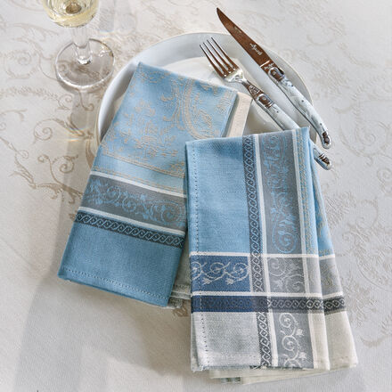 Produktbild fr '4er-Set Elegante Jacquard-Serviette aus franzsischer Traditionsweberei'