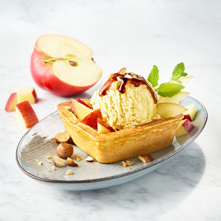 Produktbild für 'Apfel-Waffelkörbchen'