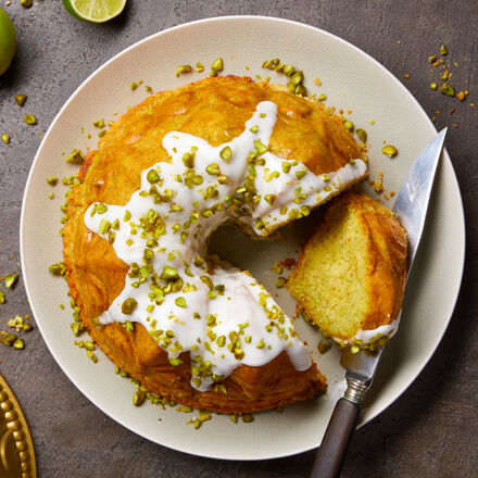 Produktbild für 'Avocado-Limetten Kuchen Backform Lilie'