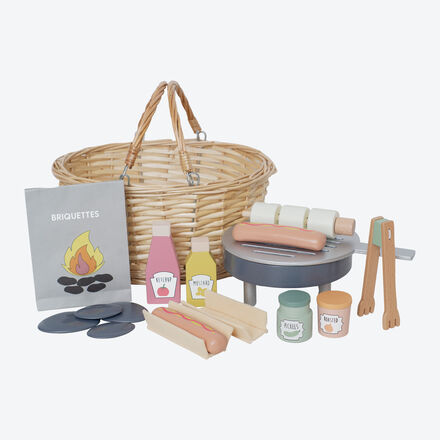 Produktbild fr 'Barbecue-Set aus Holz fr kleine Grillmeister'