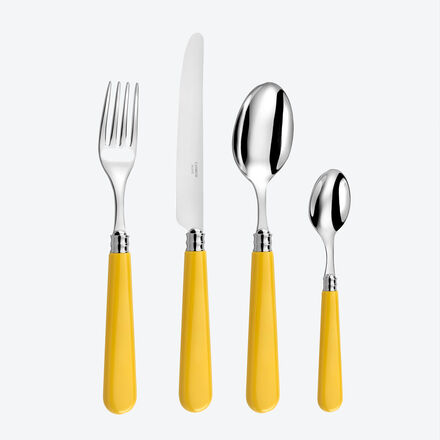 Produktbild f�r 'Besteck-Set 4-tlg. aus Edelstahl mit Nylongriffen'