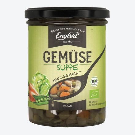 Produktbild für 'Bio-Gemüsesuppe - kräftig, natürlich, sofort servierfertig'