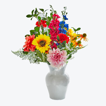 Produktbild f�r 'Blumenstrau� Sonnenblumen �/H ca. 45/80 cm - bunter, dekorativer Strau� mit Kunstblumen'