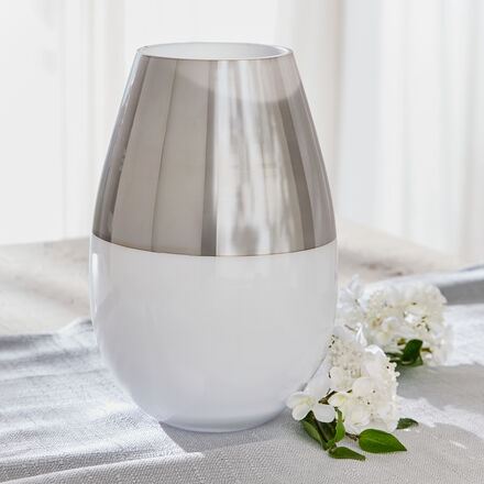 Produktbild f�r 'Blumenvase aus Opalglas - Mundgeblasen, ca. 26 cm hoch'